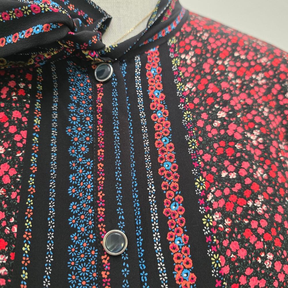 Nº21 Gilmar Printed Silk Patchwork Chemisier Dres… - image 5